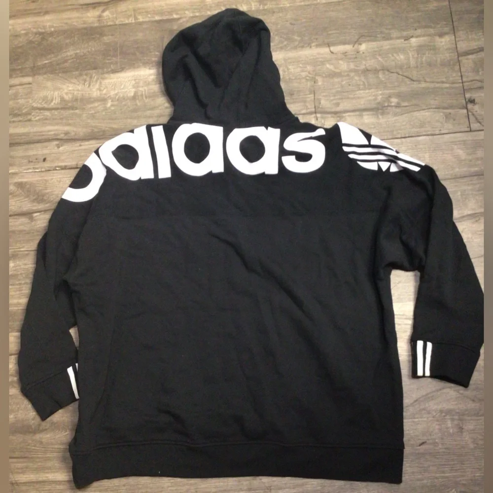 Adidas Black Pullover with White Tag